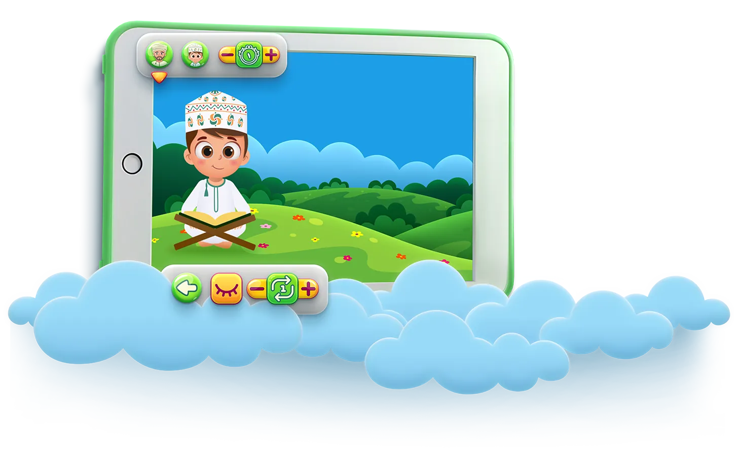 2 Cloud and Tablet 1
