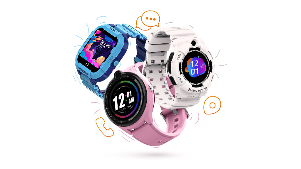 Kids Smart Watch Phone, Digital Touch Screen Kids Watch, SIM Slot, Tracker Best Gift for Kids in Dubai Oman Qatar uae